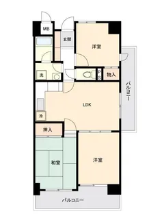 アーバンパーク行徳【5階】の間取り