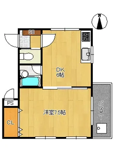 フローラル中葛西II【1階】の間取り