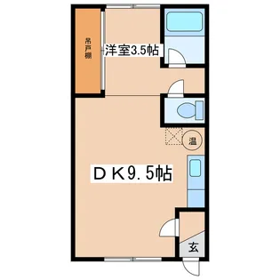 メリディアンヒルズ【2階】の間取り