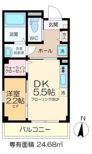 プランドール新小岩【3階】の間取り