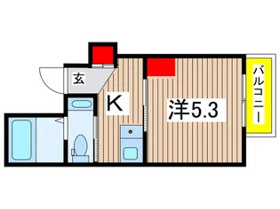 コスモネクシア大島【2階】の間取り