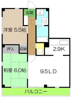 フォブール高須【2階】の間取り