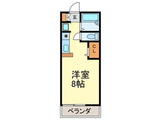 クオーレ野間1号館【2階】の間取り