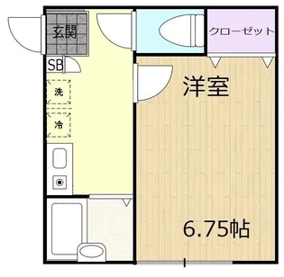 第15アベニュー【1階】の間取り