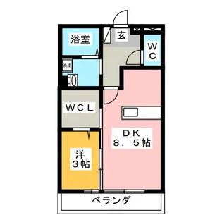 エターナルA【2階】の間取り