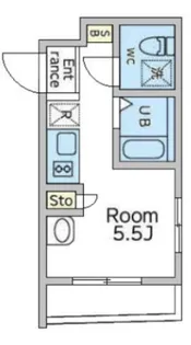 Ferie白金【1階】の間取り