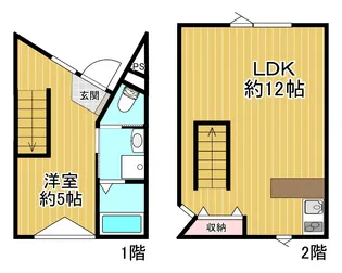リアン昭和【1階】の間取り