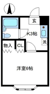 サン・モロズミ【1階】の間取り