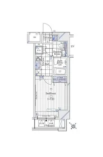 ガリシアレジデンス六本木901【4階】の間取り