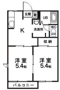 ディアス オーロ【2階】の間取り