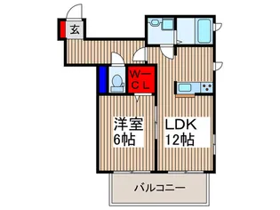 アリーヴィオ【1階】の間取り
