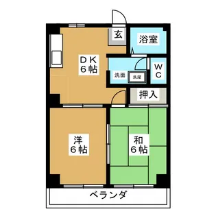 ファミールヒビノ【3階】の間取り