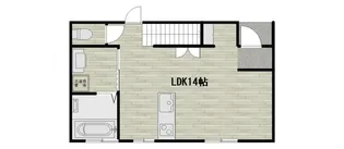 グランシティ富合I・II【2階】の間取り