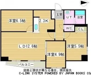 シャンティ発寒南【2階】の間取り