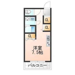 パルフラッツ王居殿【1階】の間取り