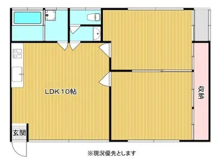 ホワイトコーポ【2階】の間取り
