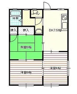 コンフォルト21【1階】の間取り