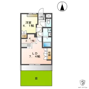 シェルル ウイング(Shelulu-Wing)【1階】の間取り