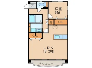 林ハイム【1階】の間取り