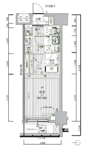 メインステージ木場【3階】の間取り