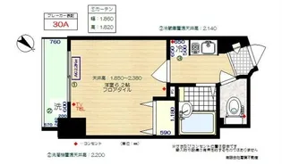 フォレスト青葉【4階】の間取り