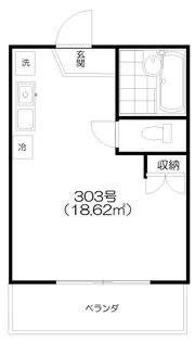 リシェ西大井【1階】の間取り