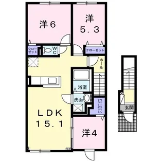 ソフィア【2階】の間取り