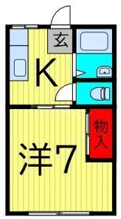 ハイツメイ【2階】の間取り