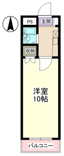 リプレイス牧野【4階】の間取り