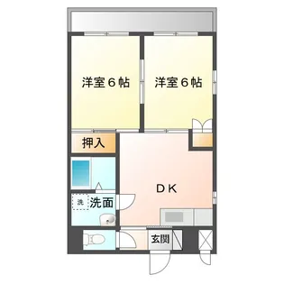 レジデンス島A棟【3階】の間取り