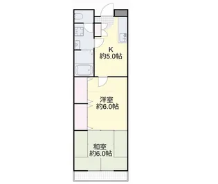ウッドウォーム景山【3階】の間取り