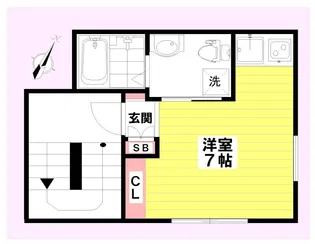 プロムナード浅草千束【3階】の間取り