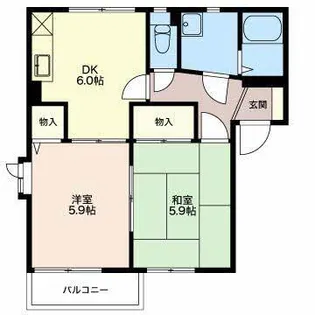 アルコバレーノI A【1階】の間取り