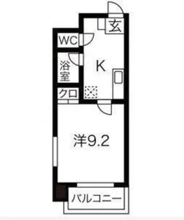メゾンフルール榴岡【3階】の間取り