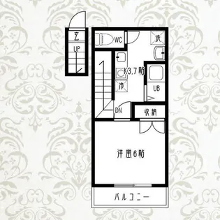 花水木ガーデンヒルズAnnex【2階】の間取り
