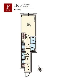 羽田六間堀レジデンス【1階】の間取り