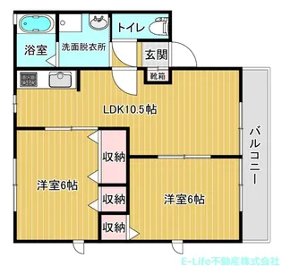 サンハイツ松山【2階】の間取り