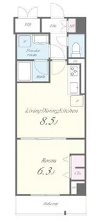 JPT RESIDENCE【10階】の間取り