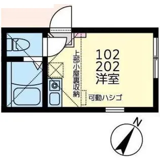 コート・ライズ神大寺【1階】の間取り