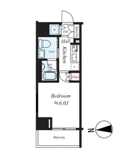 グラントゥルース大森ライズ【3階】の間取り