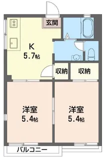 キャロット本郷台 C【2階】の間取り