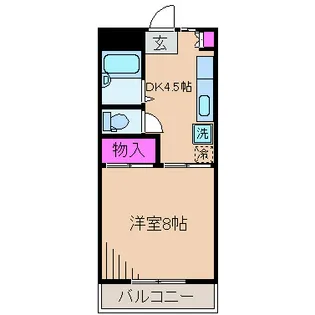 深谷ハイツ【3階】の間取り