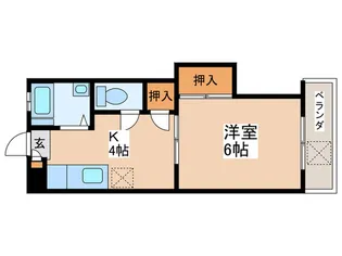 コーポ・ツネタ【2階】の間取り