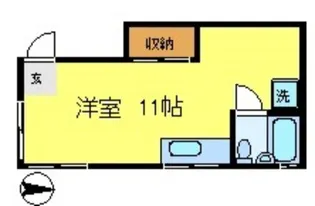 コーポさとう【1階】の間取り