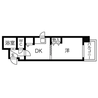 サポナール円山【4階】の間取り