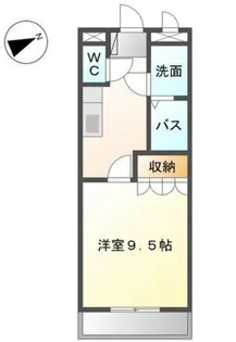 メルヴェール【2階】の間取り