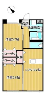 リバーサイド串間天神【1階】の間取り