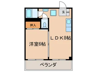 千種ハイツ【2階】の間取り