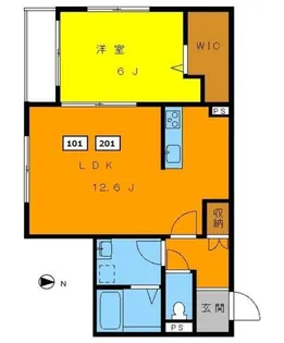 高円寺パレス【3階】の間取り