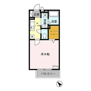 グリーンベール【1階】の間取り